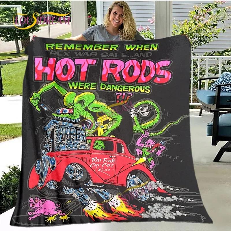 Cute Children's Holiday Birthday Gift Cartoon Rat Fink Cute Home Bedroom Decoration Thin Sofa Cover Sheets Four Seasons Blanket