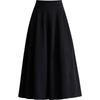 Elegant High-Waisted Bud-Shaped Culottes for Women, Spring/Summer 2026, Trendy Seven-Point Wide-Leg Pants