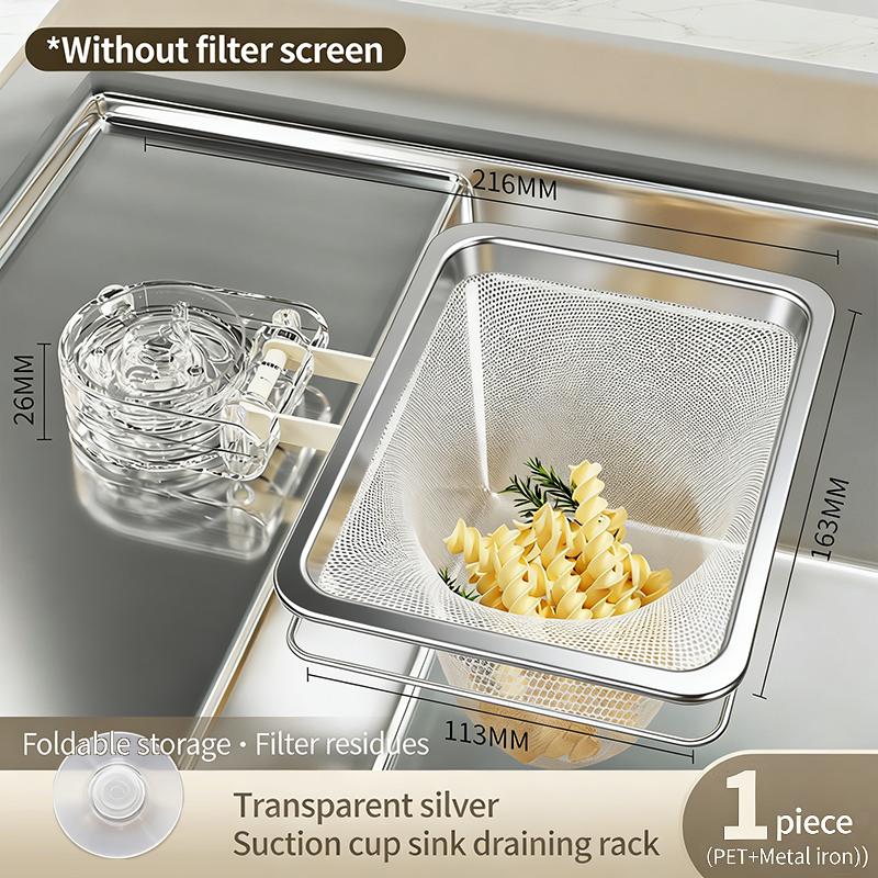 Kitchen Sink Filter Drainage Rack Disposable Residue Basket Fast Filter Water for Home Kitchen Cleanliness