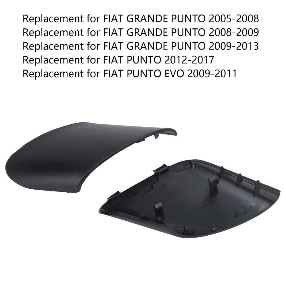 2PCS Rearview Mirror Base Shell for FIAT GRANDE PUNTO 2005‑2008/FIAT PUNTO 2012‑2017