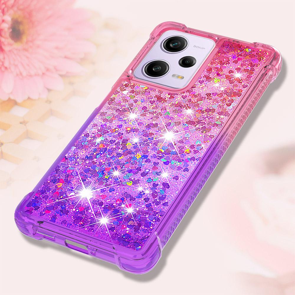 For Xiaomi Redmi Note 12 Pro 5G/Note 12 Pro Speed 5G/Poco X5 Pro 5G TPU Case Gradient Quicksand Phone Back Cover