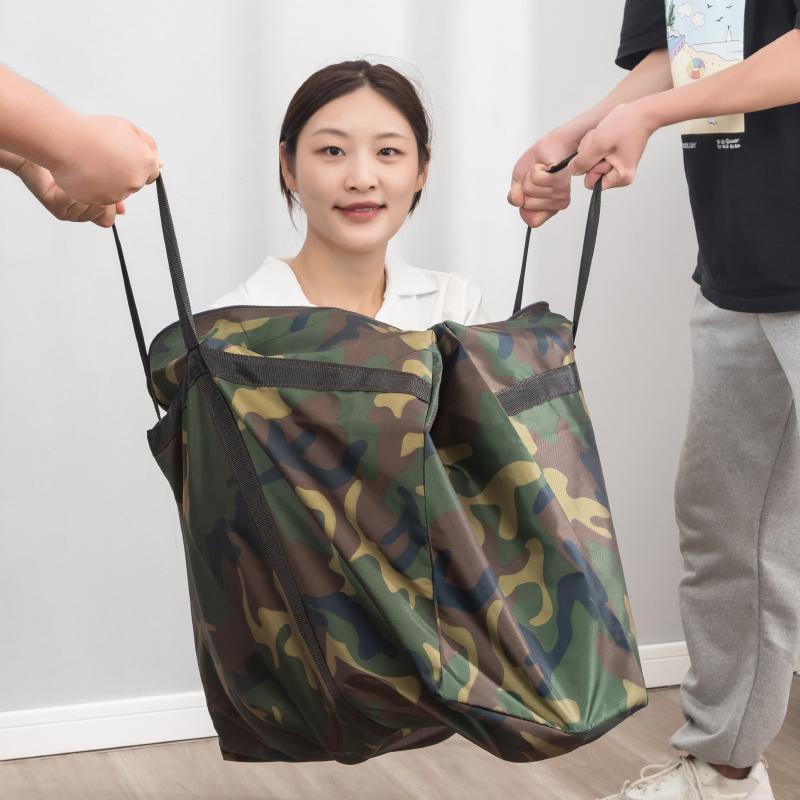 Camouflage Luggage Moving House Big Bag Thick Waterproof Oxford Cloth Large Capacity Quilt Storage Bag Travel Camping Bag