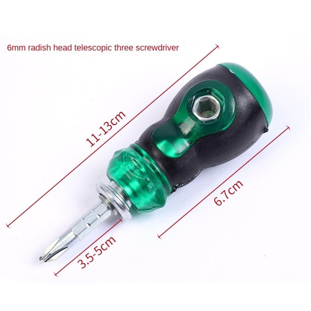 Slotted/Cross Screw Driver Steel Ratchet Screwdriver New Telescopic Screwdriver Home