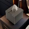 Elegant Faux Leather Tissue Holder Decorative Faux Leather Tissue Box Cover Paper Organizers Perfect For Any Room