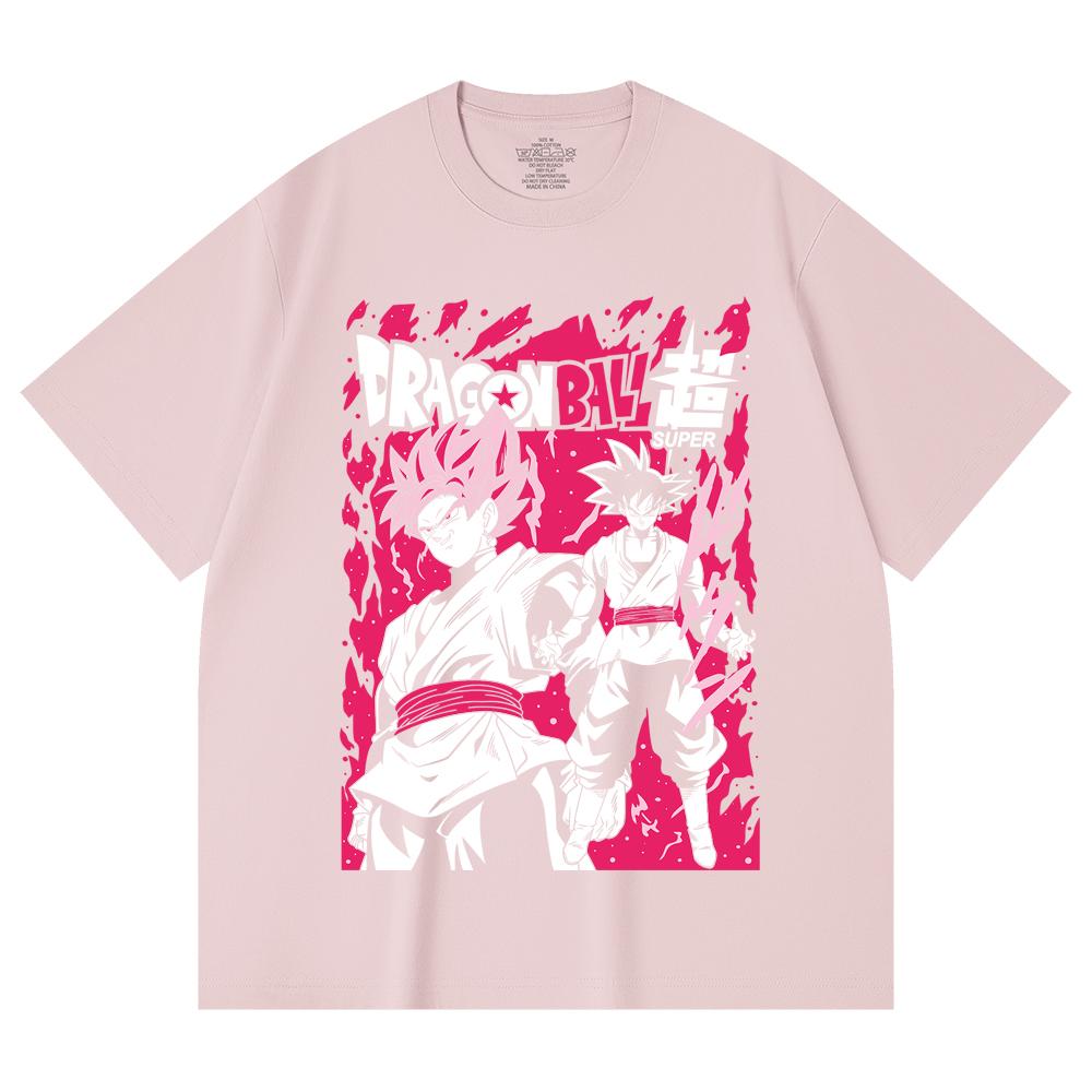 230 Gsm 100% Cotton Dragon Ball V63 Print Unisex Heavy Cotton T Shirt