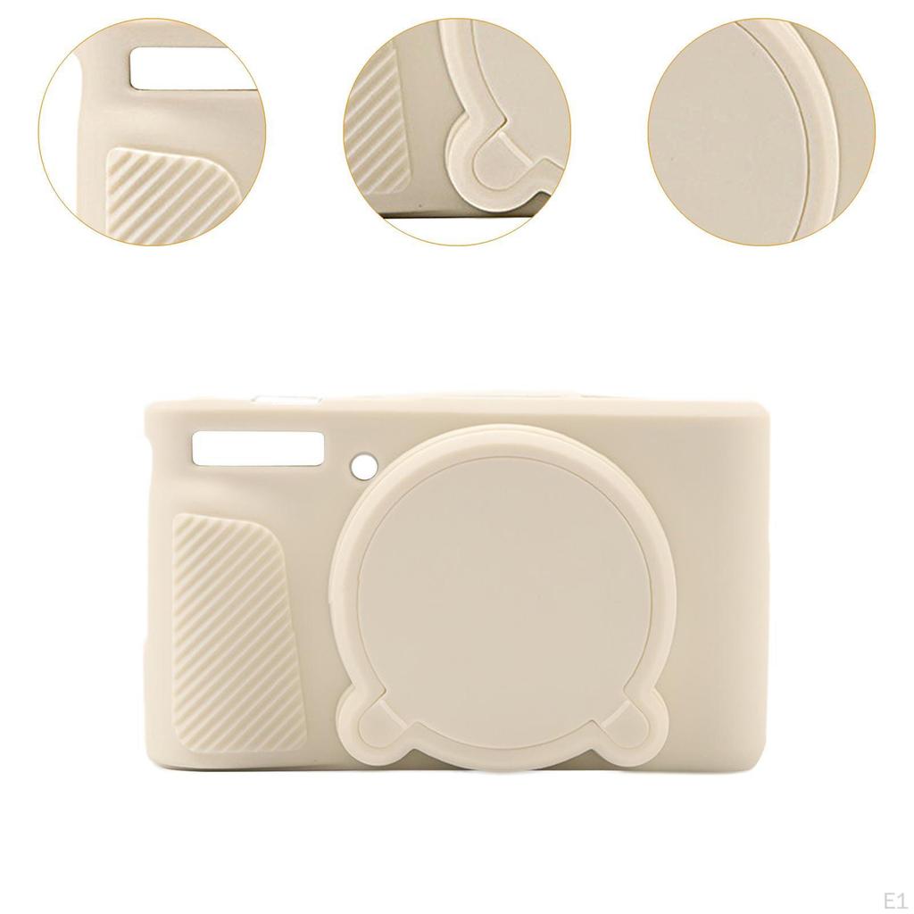 Anti-scratch Soft Silicone Digital Camera Case for SX740 SX730 with Lens Holder