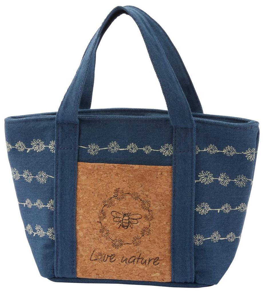 Skater Denim Cooler Bag with Cork Disney Winnie the Pooh Daisy Chain Pocket, Design, KBCO3-A