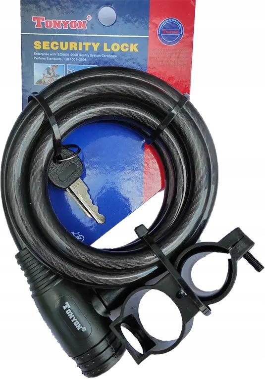 Bike Lock LOCK 150x10 TONYON CABLE KEY