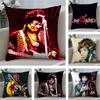 Singer J-Jimi H-Hendrix Pillow Case Short Plush Pillow Covers Sofa Decorative Gift Home Double-sided Printing Cushion Cover