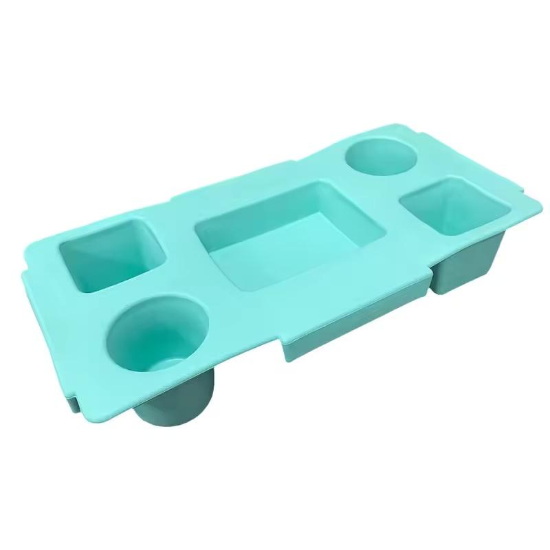 EVA Material Covered Beverage Compartment Tray, Suitable For Bogg Bags, The Best Choice For Outdoor Camping And Beach Travel.