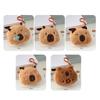 New Creative Capybara Anime Plush Coin Purse Fashion Kawaii Mini Coin Purse Round Cartoon Bags Pendant
