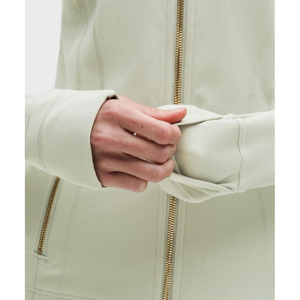 Lululemon Define Jacket  Nulu Fog Green Gold Gold
