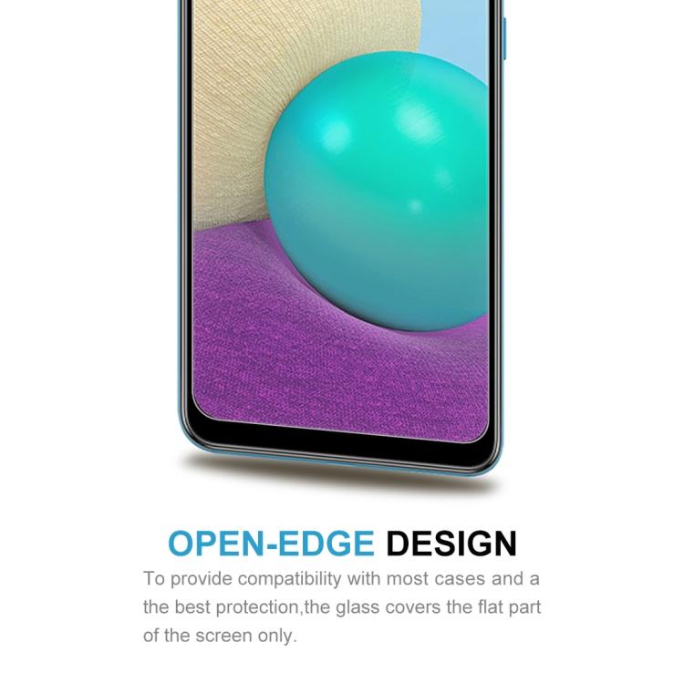 For Samsung Galaxy A02 0.26mm 9H Surface Hardness 2.5D Explosion-proof Tempered Glass Non-full Screen Film