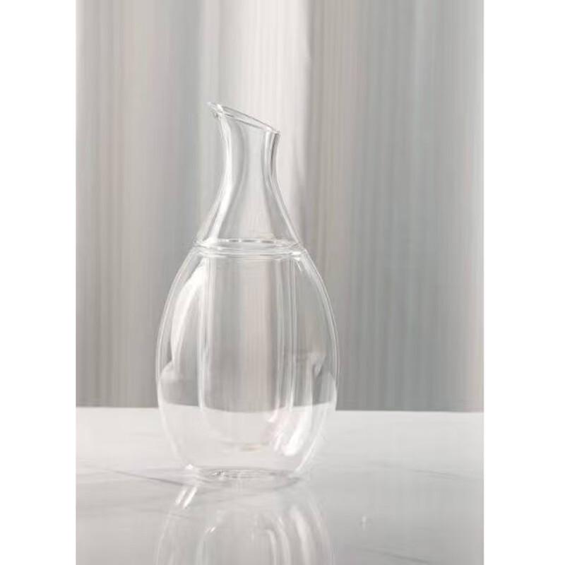 Xidien Japanese Style Crystal Glass Ice Wine Decanter