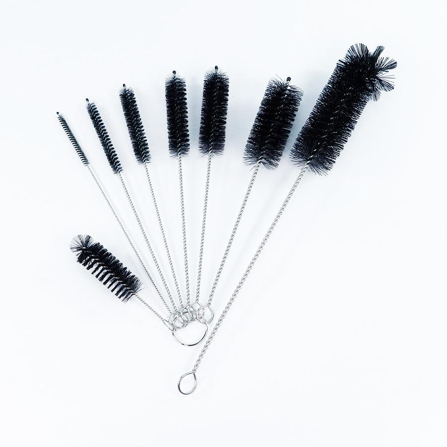 Test Tube Straw & Cup Cleaning Nylon Brush Set for Insulated Cups, Wine Glasses & Tea Cups