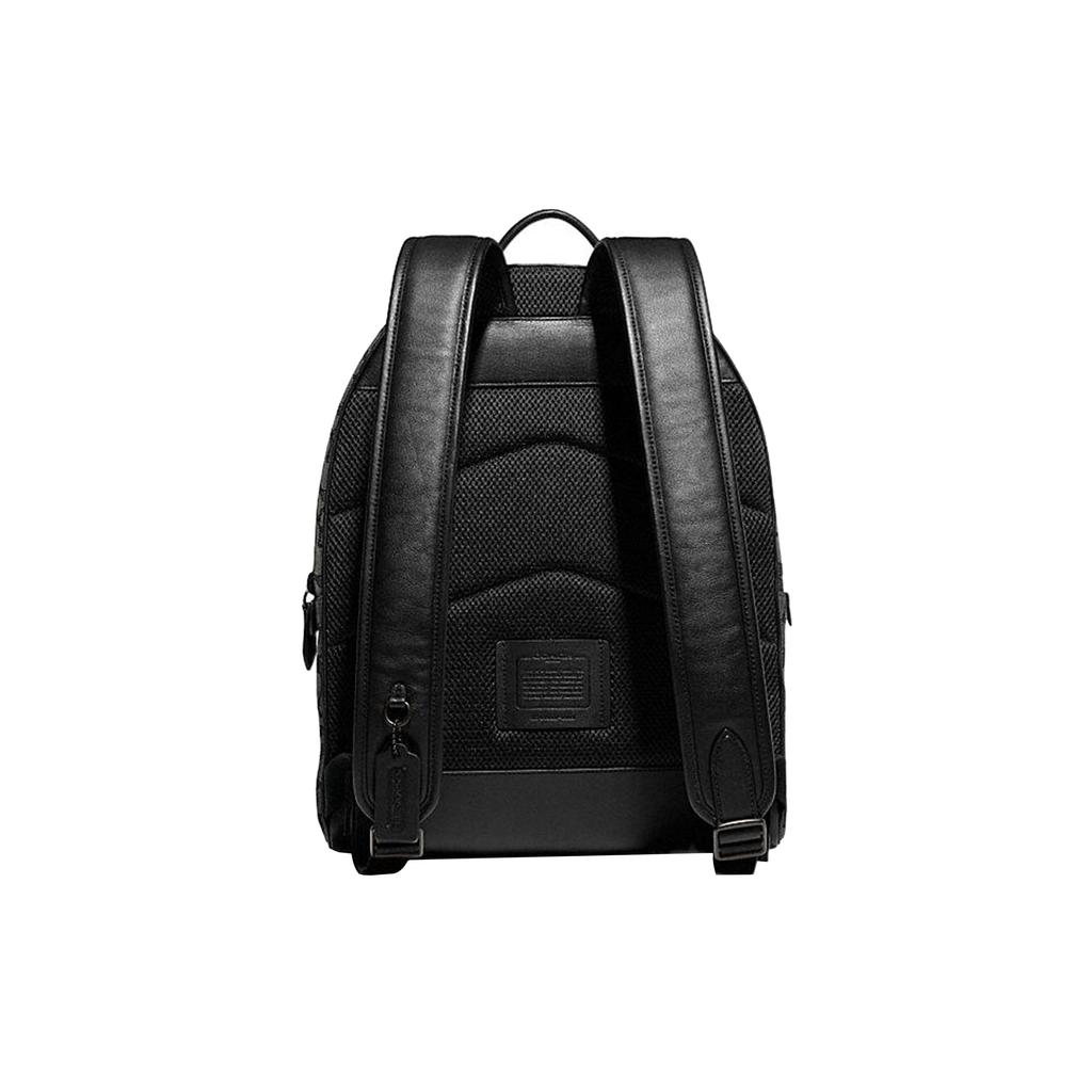 New COACH Charter Fabric Backpack Large Men's Black CC077-MI5