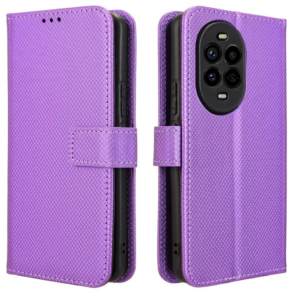 

For Huawei nova 13 Pro 5G Case PU Leather Diamond Texture Wallet Phone Cover C