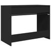 Desk Black 100 X 50 X 78 Cm Particleboard