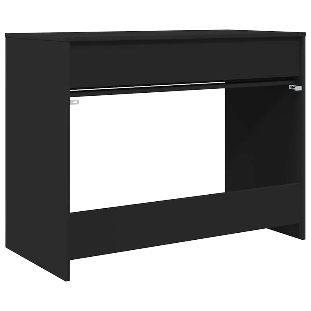 Desk Black 100 X 50 X 78 Cm Particleboard