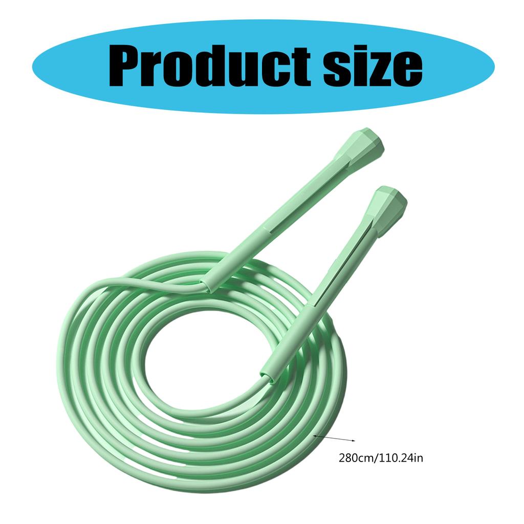 Skipping Rope Kid Jump Rope for Childrens Nonslip Handle & Adjustable Jump Rope 280cm/110inch Christmas Birthday Gifts