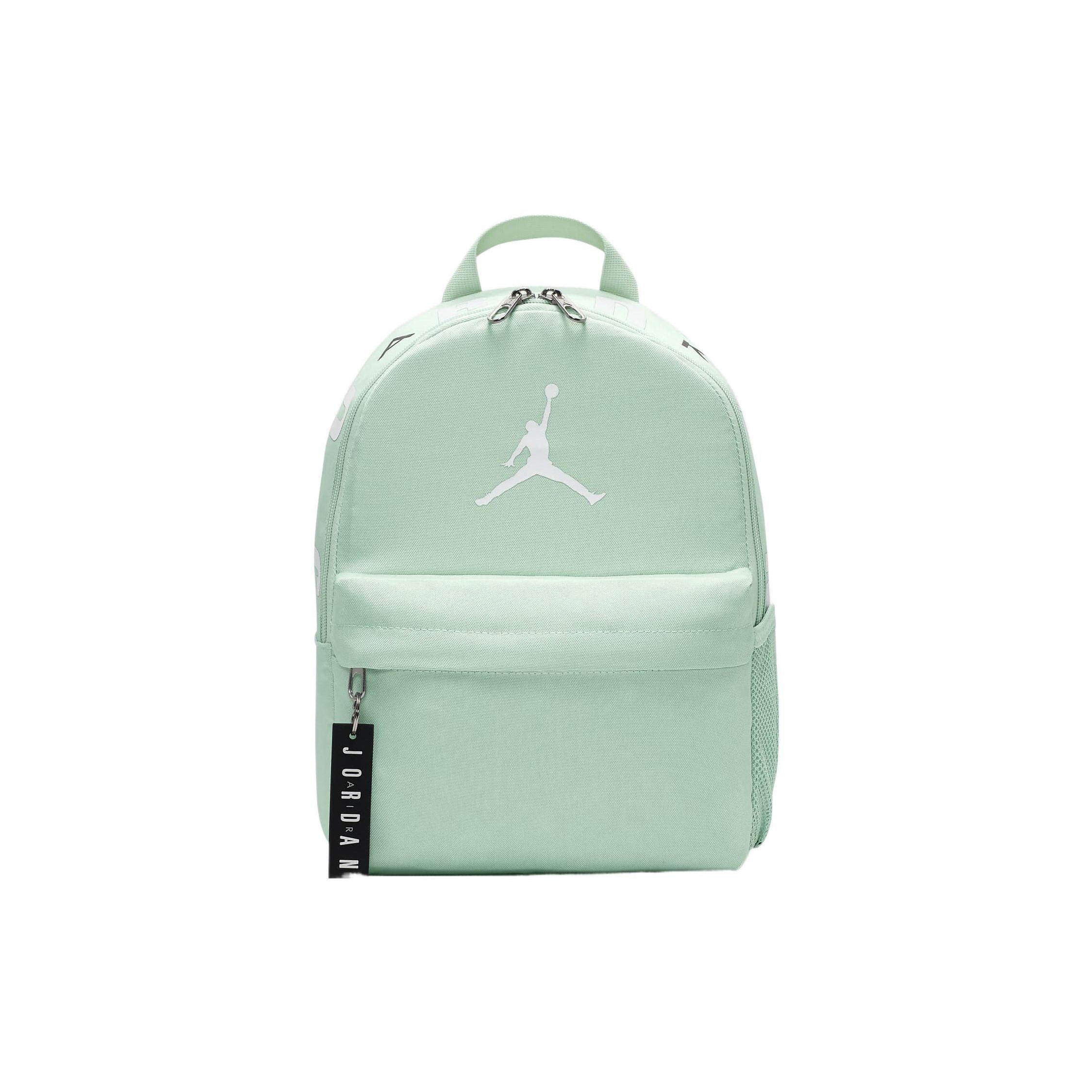 Jordan Sports Leisure Polyester Backpack Small Size Unisex Backpacks Green 7A0654-EEJ Small