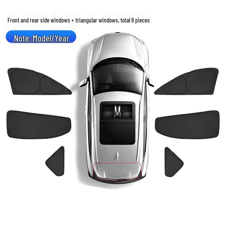 Car Window Sunshade for Ruilan 7/8/9, Maple Leaf 80V: Sun Protection, Heat Insulation, Camping, Privacy, & Light Blocking