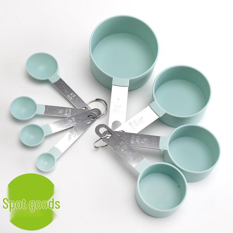 Yicang Stainless Steel Handle Plastic Measuring Cup and Spoon Set