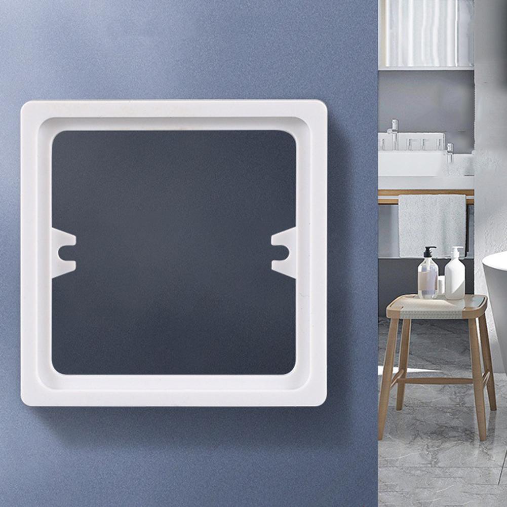 2pcs Single Socket Spacer Square Spacer Box Frame 86 Type Wire Box Height Increasing Ring Repairer Switch Socket Panel Gasket