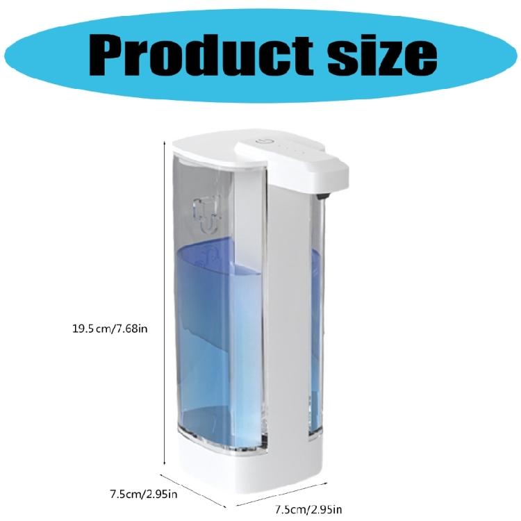 Wall Mounted Automatic Soap Dispenser USB Rechargeable Touchless Design Suitable for Kitchen Bathroom and Public Spaces