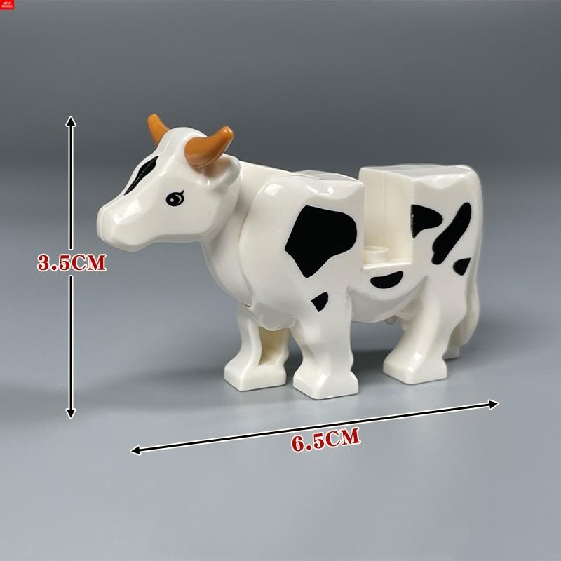 Non-Toxic Moc Bricks Animal Zoo Tiger Leopard Elephant Wolf Shark Polar Bear Whale Building Blocks Kids Toys Farm Figures Assemble