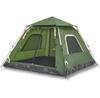Zakito 5-person Tourist Tent with Awning Green 235x235x155cm