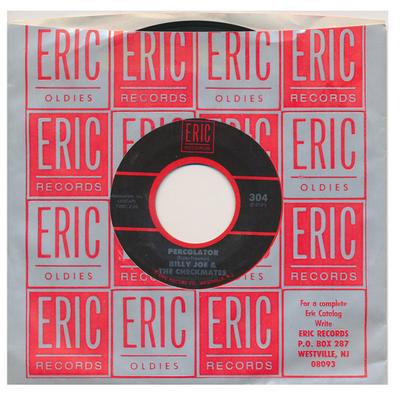 7inch Record BILLY JOE & THE CHECKMATES / HUDSON - Percolator / Ajax Liquor Store 304 Eric Records US Rock Used
