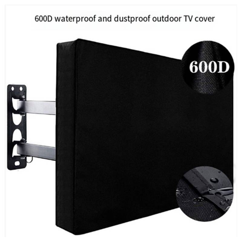 Modern Polyester Outdoor Tv Cover For Televisions Dustproof Waterproof Protector