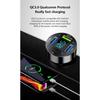 4-in-1 USB-Autoladeger Schnellladung 4,8A Adapter LED-Anzeige Telefon Tragbares Ladegerät für IPhone16 15 14 Xiaomi Samsung Huawei