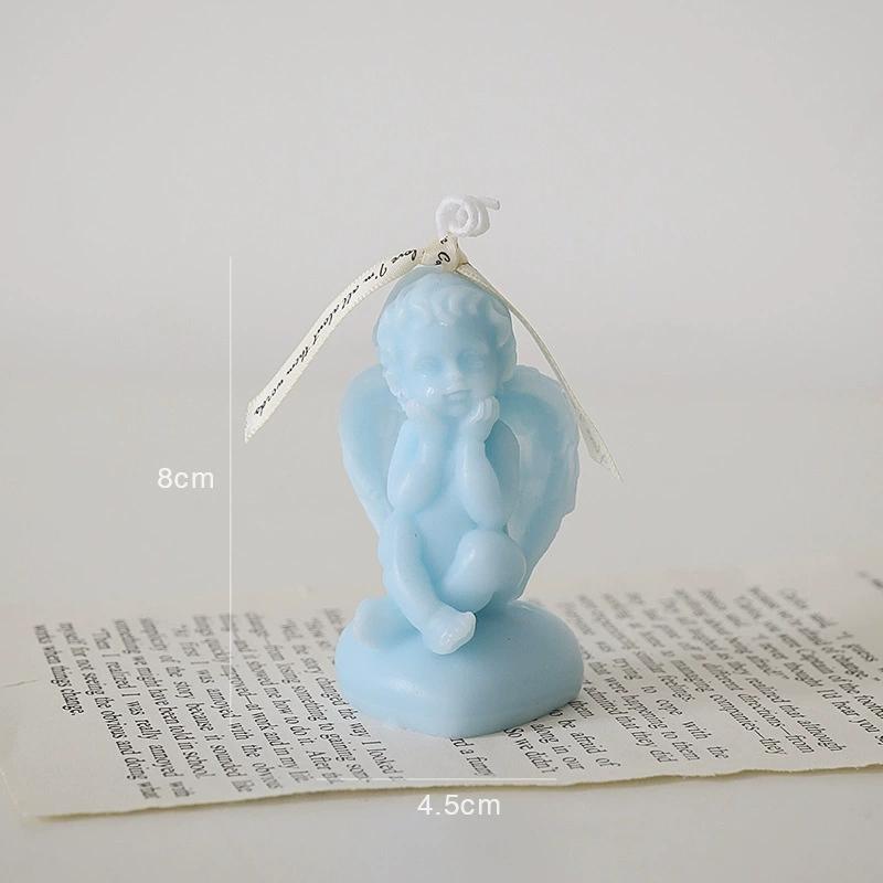 1Pc Angel Scented Candle - Handmade Rose/Berlin Girl Fragrance, Desktop Ornament Home Decor Bulk Birthday Party Favor