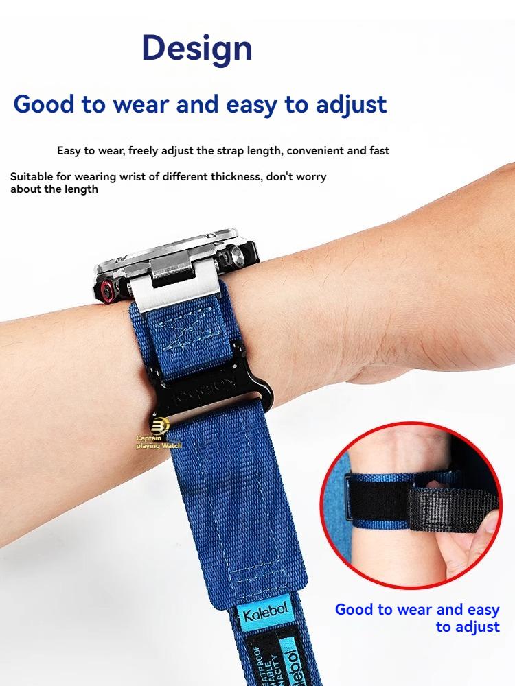 For Casio5672 MTG-B3000 Fashionable and personalized modification nylon canvas watch strap Wristband accessories Send tools