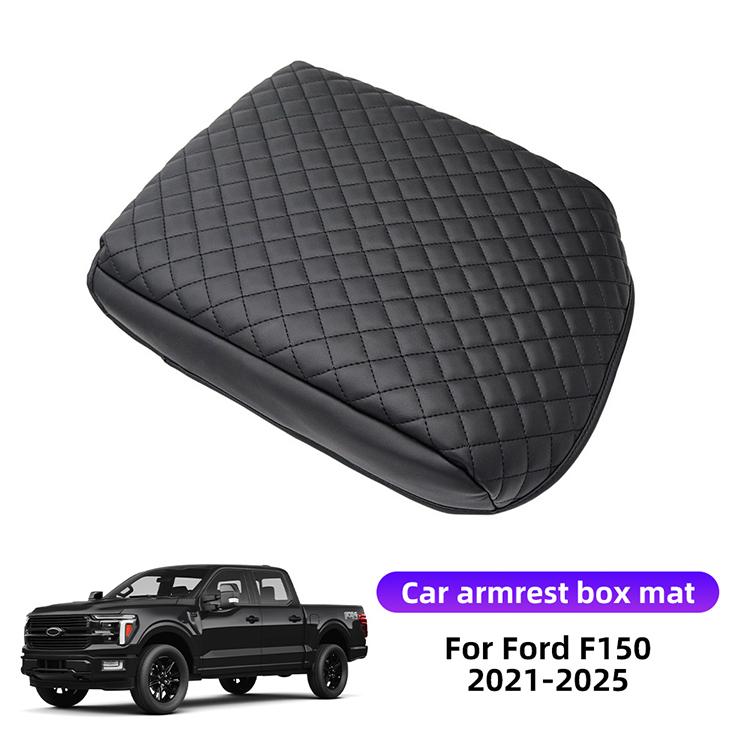 Waterproof Center Console Armrest Pad Cover for Ford F150 2015-2025, Mazda CX-5 2017-2024, Ford Explorer, Honda Accord 2011-2025 For Ford F150 21-25 белый