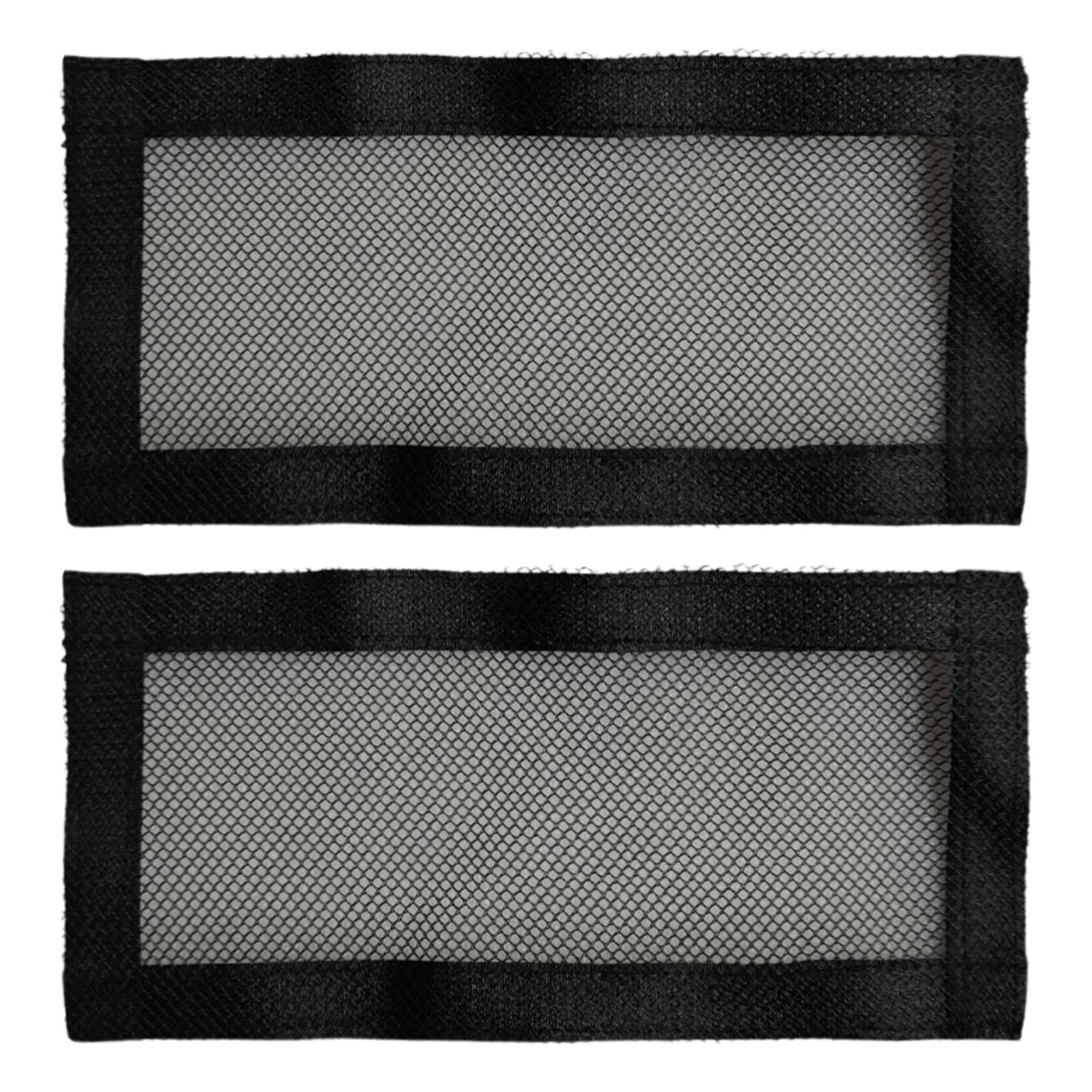 

Для Tesla Model 3/Y защитная крышка воздухозаборника под сиденьем, 1 пара автомобильных сетчатых крышек для вентиляционного отверстия, крышка фильтра кондиционера чёрный