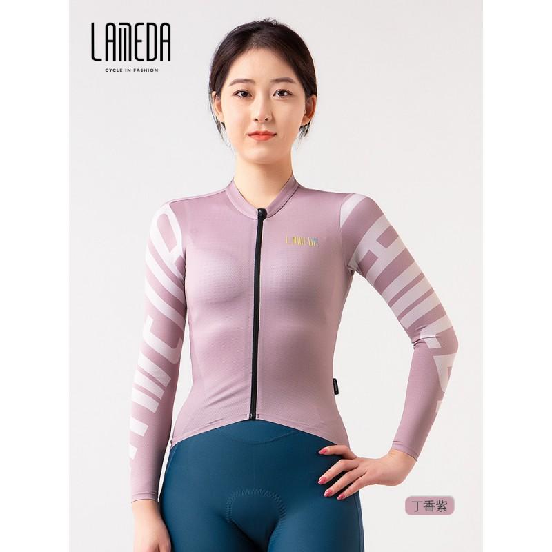 Womens Cycling Jersey Long Sleeve Breathable Quick-Dry Mountain Bike Top Outdoor Riding