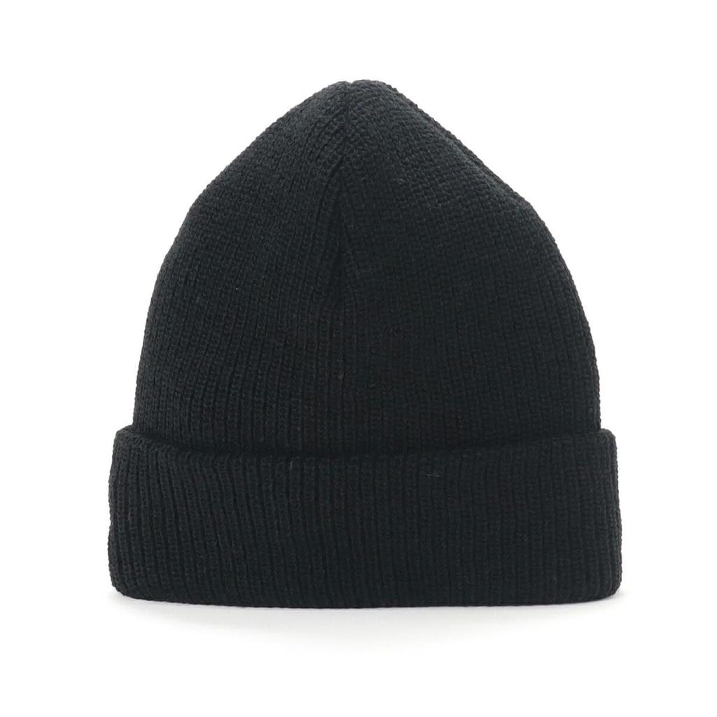 New Era Soft Cuff Knit Cap in Black and Snow White (11322043)