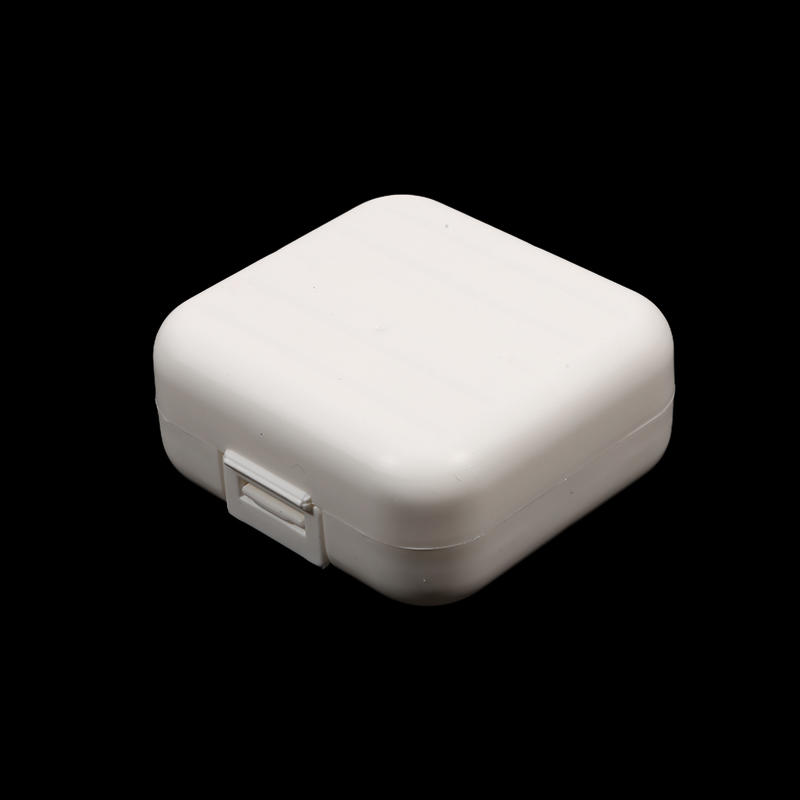 Double Sealed Organizer With Snap Lock Medicine Storage Portable Mini  Pill Box Compact Case Divided Lockable Drug