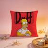 Stylish TThe Simpsonsew Cushion Cover Comfortable Durable Pillow Cover MultiScene for Home Office Car Sofa
