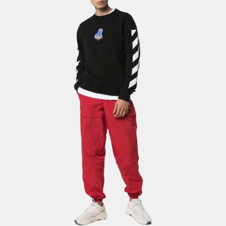 OFF WHITE FW19 Sweatshirt Men's Black OMBA025E19E300061088