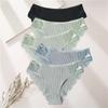 FINETOO 5PCS/Set Women Cotton Underwear Panties Floral Lace Soft Intimates Underpant For Woman Sexy Ladies M-XXL Lingerie Panty