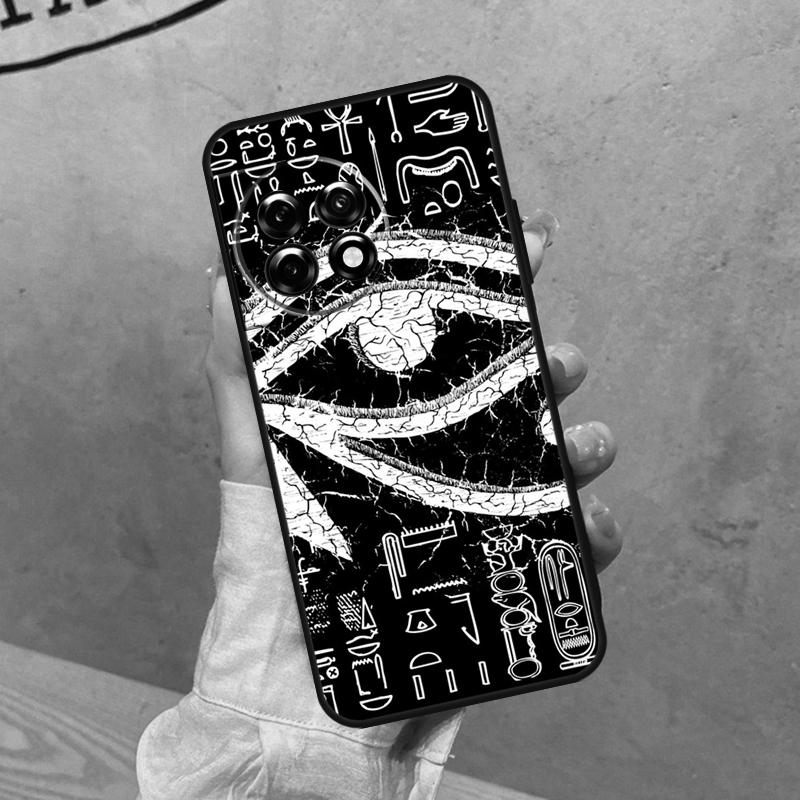 Egyptian Eye of Horus Art Case For OnePlus 15 R 13 13R 13T 12 11 10R 10T 8T 9 10 Pro Nord CE 5 4 2 3 Lite N20 N30 Cover