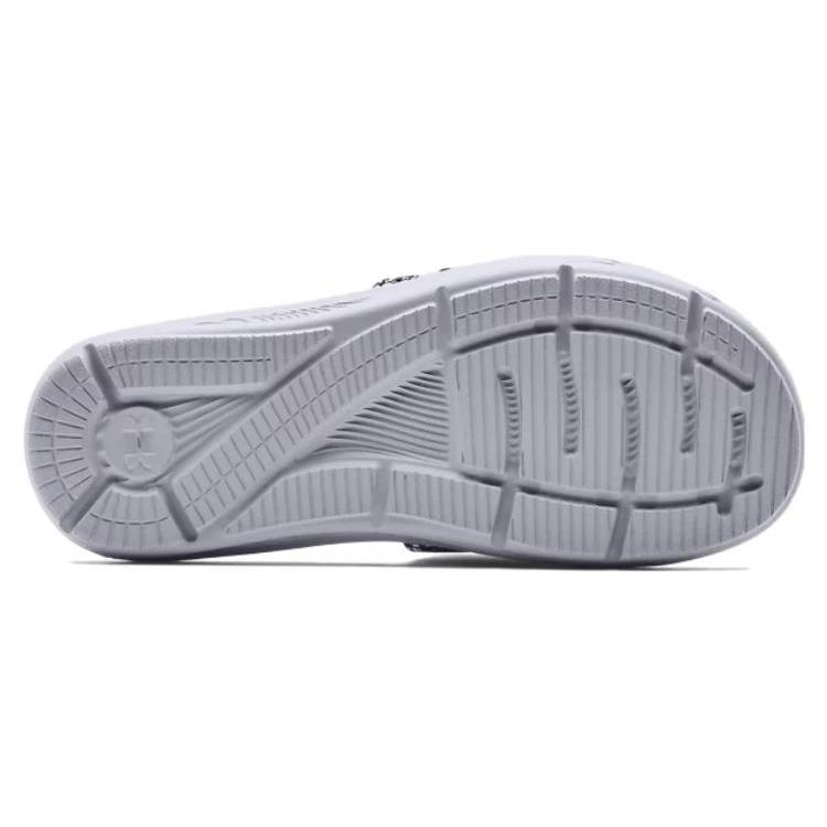 Under Armour Ignite 6 Graphic Strap Slide 'Black Mod Grey' 3024450-007