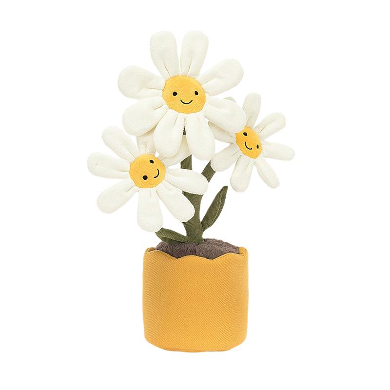 JELLYCAT Fun Plant Series Daisy Flower Cute Doll Plush Doll 34cm High
