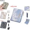 Short Wallet With Ink Wash Style Design And Antitheft Functionality