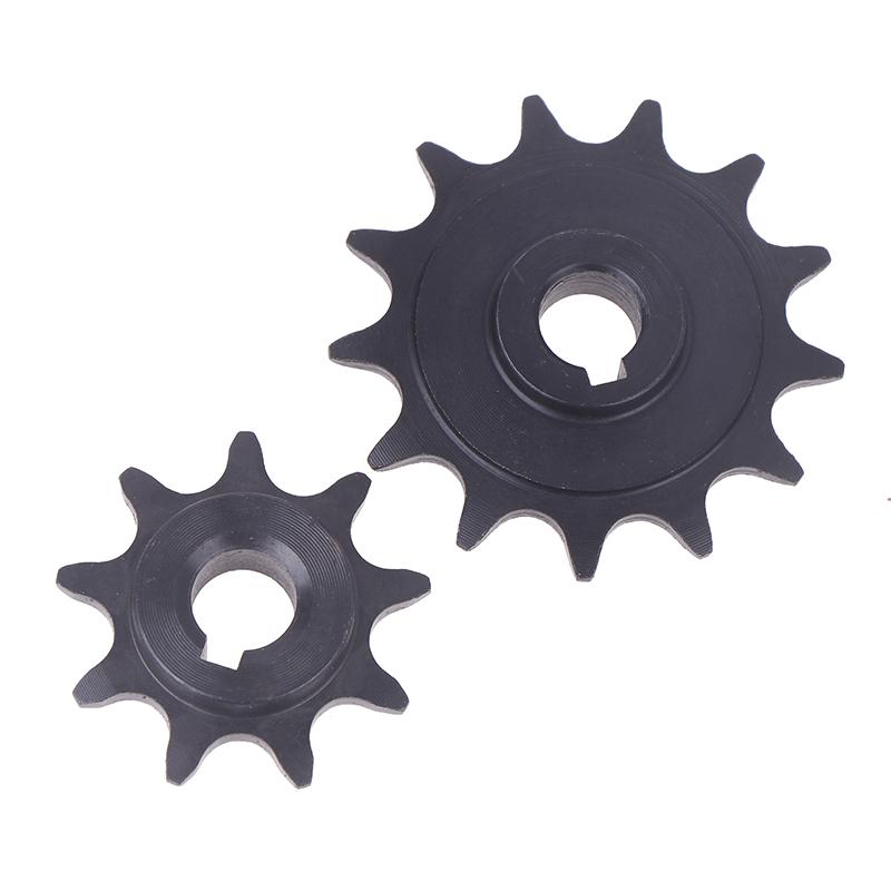 9/13 Dinți Vehicul Electric Tip 410 Roată Lanț Bicicletă Pinion Motor Roată Lanț Oțel Carbon Angrenaj Pentru Piese Bicicletă Obișnuită
