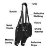 Legs Hip Support Dog Lift Harness Black Adjustable Pet Aid Assist Tool Breathable Reflective Strip Dog Rear Leg Support
